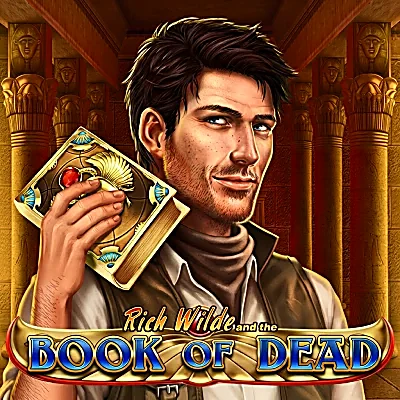Book of Dead Egyptian-themed slot tile at Mega Casino
