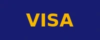 Visa accepted payment method logo at Mega Casino