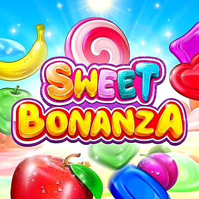 Sweet Bonanza online slot game tile available at Mega Casino